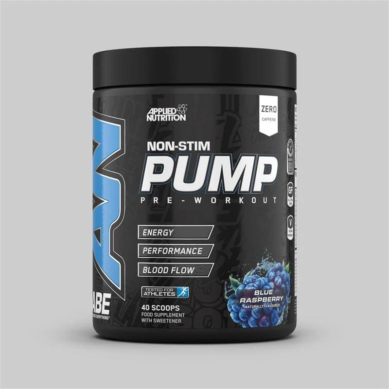 applied nutrition abe pump non stim blue razz