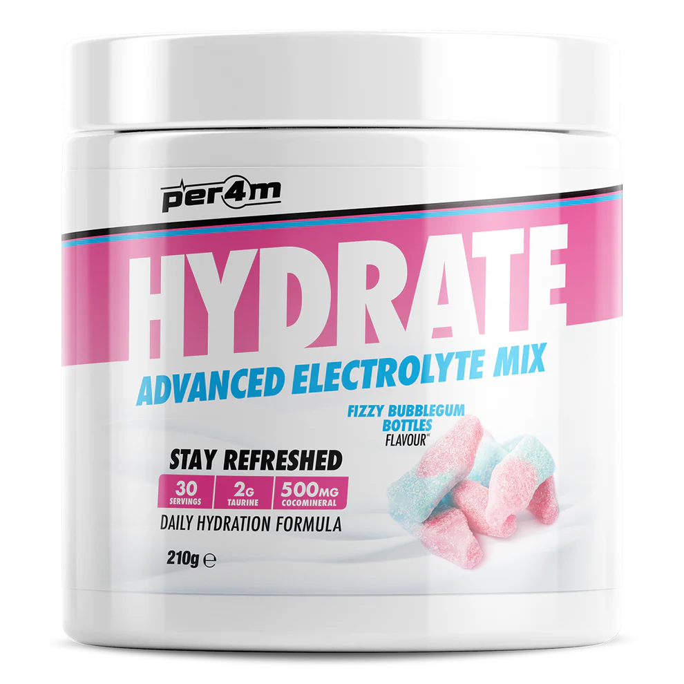 per4m hydration fizzy bubblegum bottles