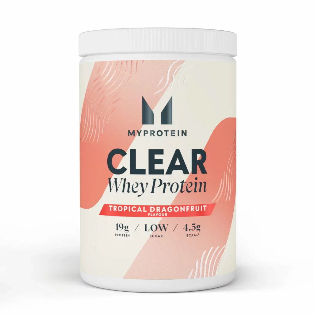 myprotein clear whey isolate tropical dragonfruit