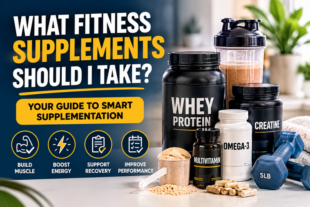 What Fitness Supplements should I take Cutting Edge Fitness